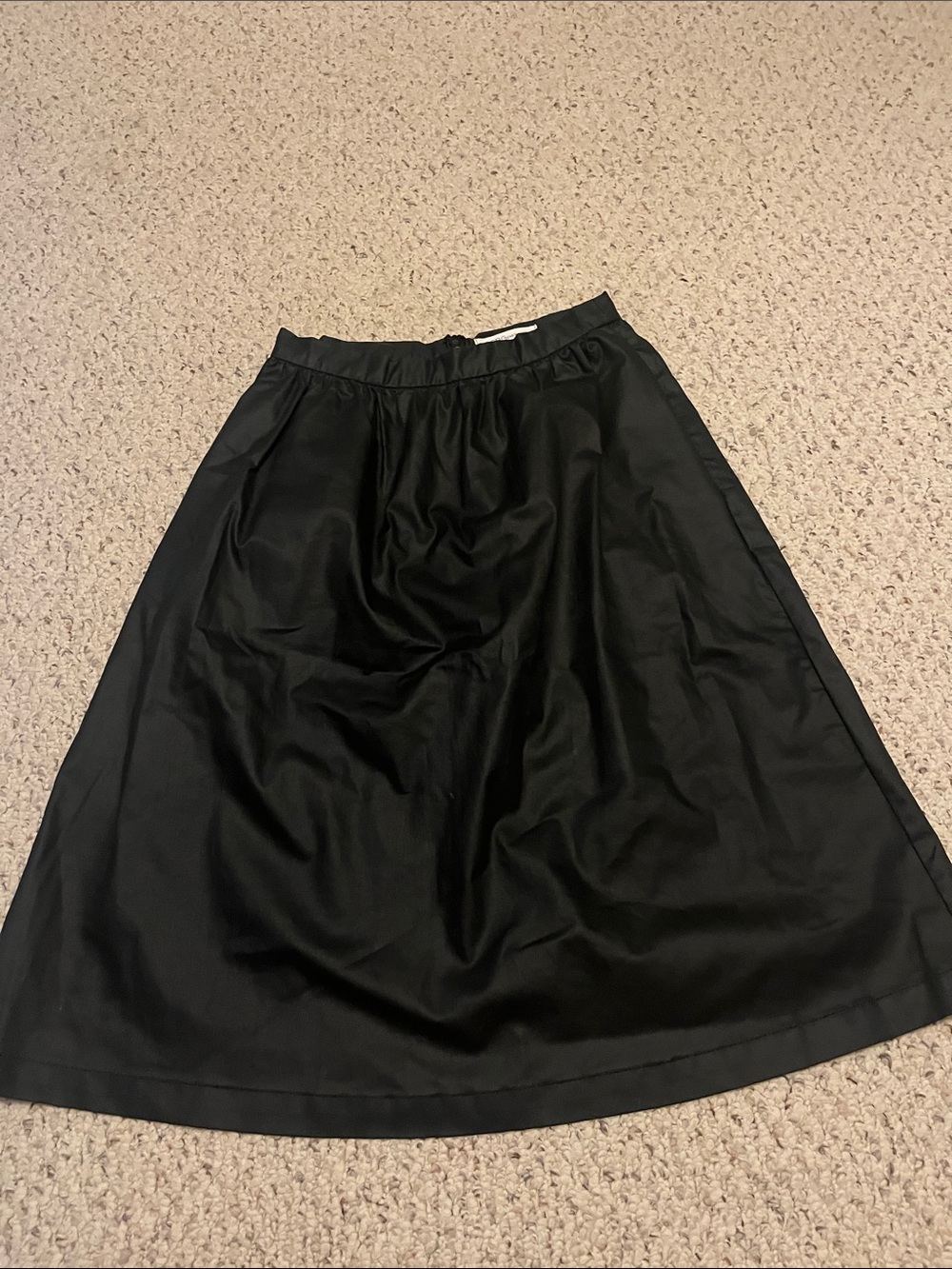 BCBGeneration Black A-Line Midi Skirt